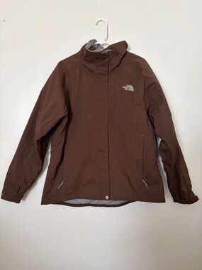 Y2K The North Face Brown Women's Hyvent Waterproof Winter Jacket
